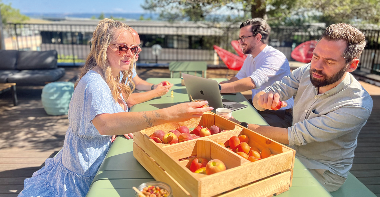 Fruits selectionnes avec soin